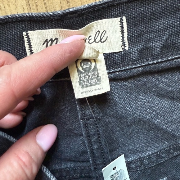 Madewell Black Denim Maxi Skirt - Picture 4 of 5